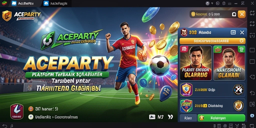 Tampilan menarik saat memasang taruhan olahraga di ACEPARTY.
