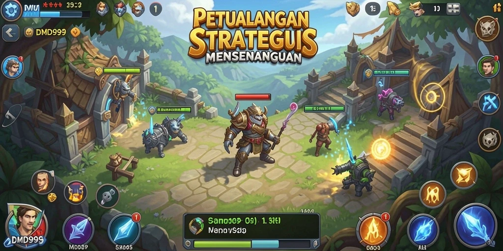 Tampilan gameplay DMD999 yang menarik dan seru.