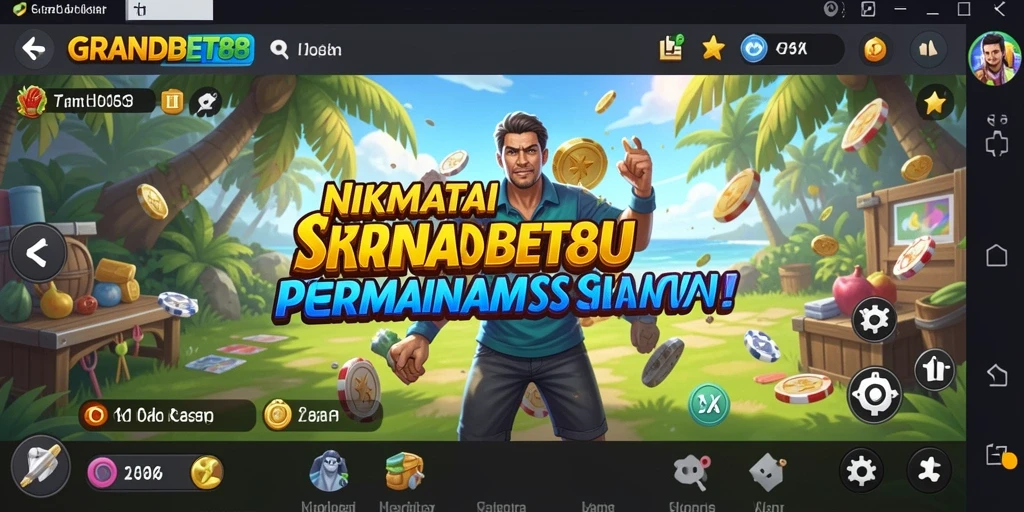 Tampilan gameplay menarik dari GRANDBET88 yang mengasyikkan.