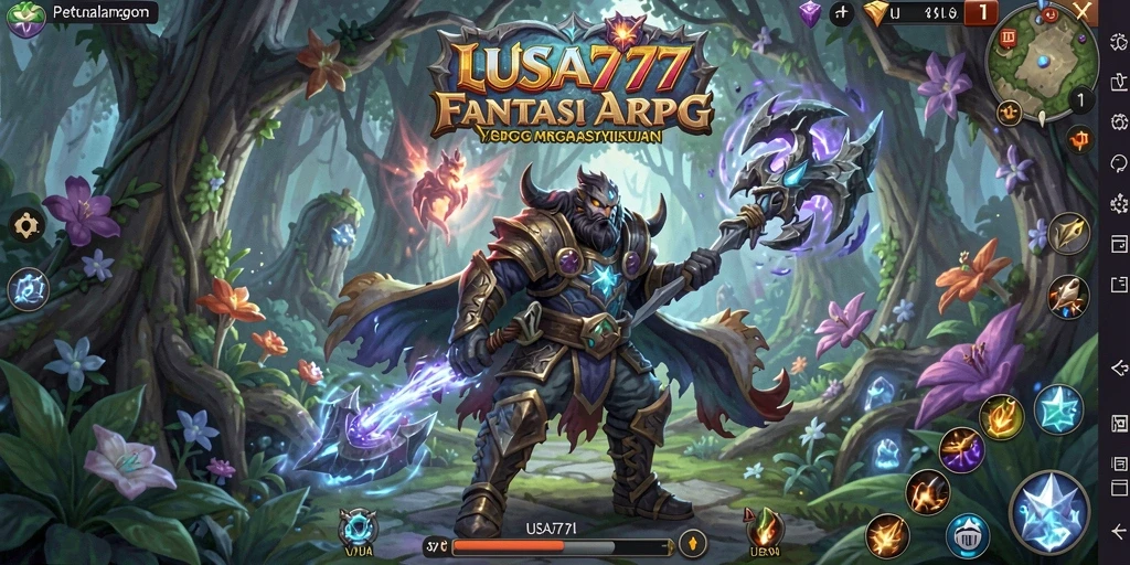Screenshot showcase gameplay menegangkan di LUSA777.
