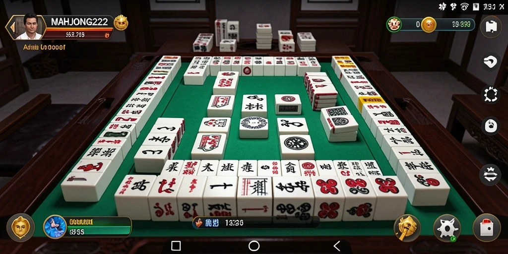 Tampilan antarmuka pengguna MAHJONG222 yang modern dan efisien.