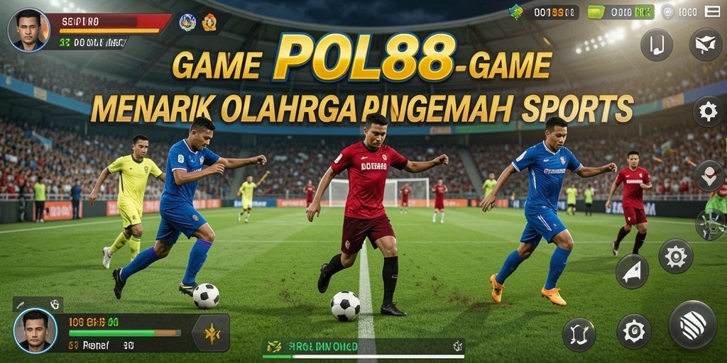 Screenshot gameplay POL88 yang menunjukkan aksi seru dalam pertandingan olahraga.