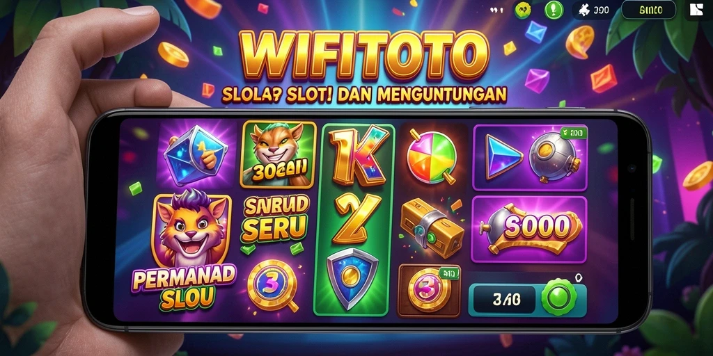 Tampilan utama WIFITOTO dengan gameplay slot yang seru.