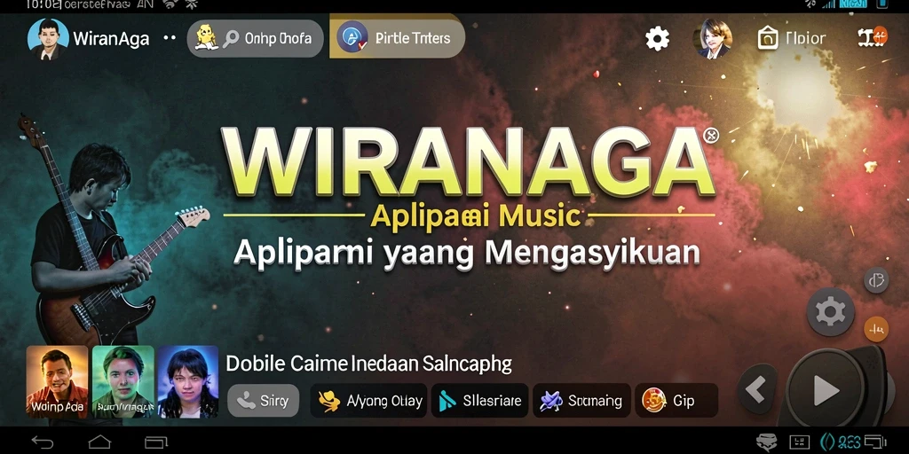 Gameplay seru di WIRANAGA dengan pengalaman musik yang mengasyikkan.